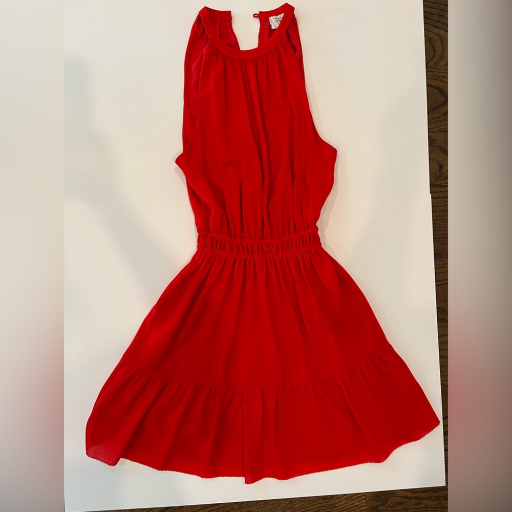 Aritzia red dress. Halter neck. Size XS.